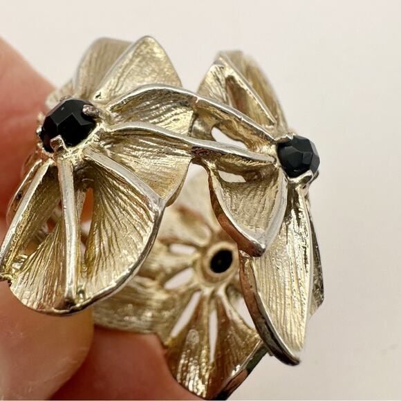 Kendra Scott Ryder Ring Size 6.5 6 1/2 Oversized Chunky Flower Boho Bohemian - Picture 6 of 12